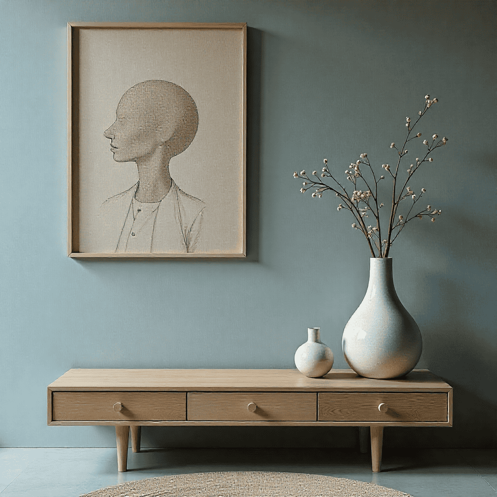 Textured wall hanging